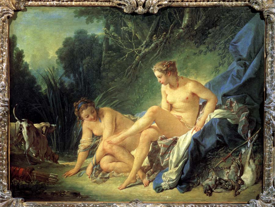 Francois Boucher Diana After Bathing